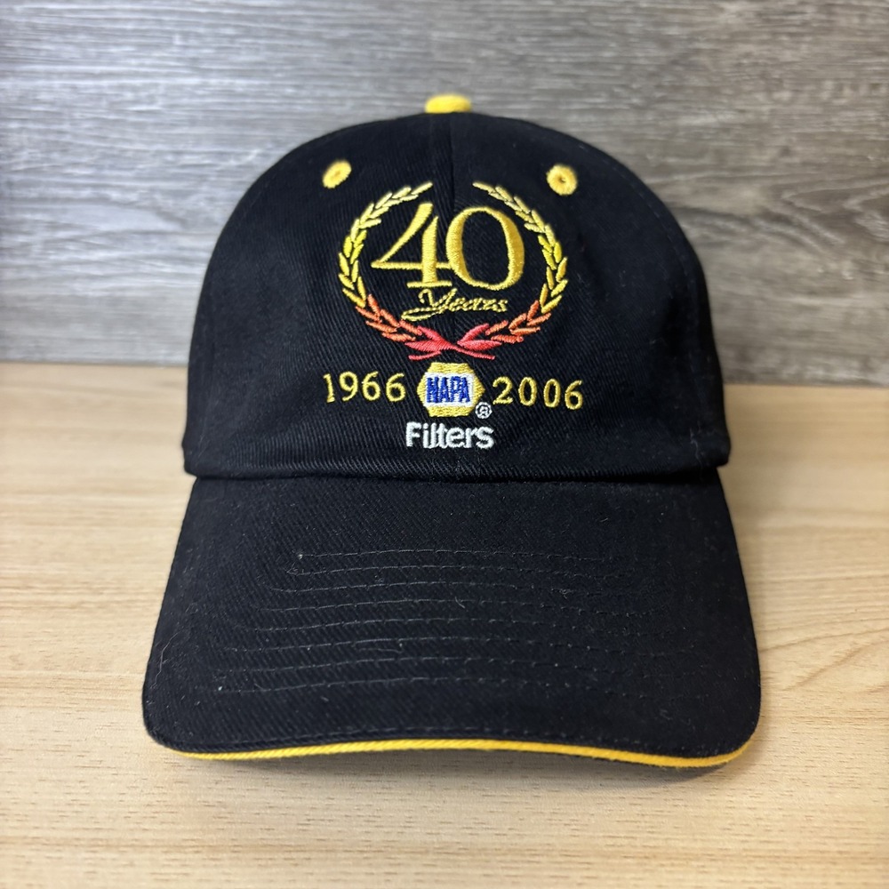 NAPA Filters Hat Cap Strap Back 40 Years Anniversary Promo Mens Adjustable